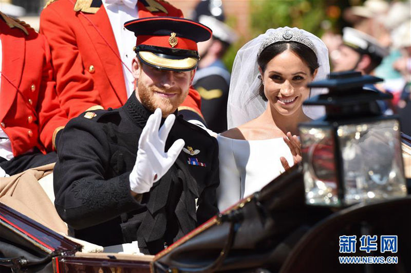 圖集 | 英國哈裏王子與美國女演員梅根·馬克爾在溫莎城堡舉行婚禮