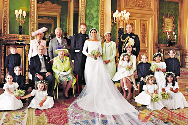 王室發佈「四代同堂」照 感謝外界參與大婚