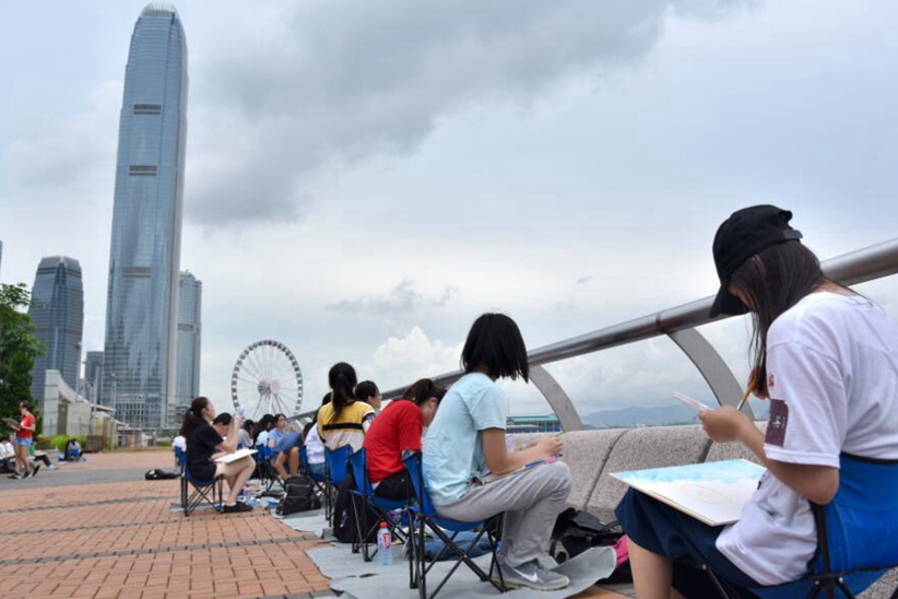 圖集 | 3000港青海濱寫生 畫出香港風貌