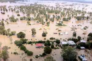 澳洲降大雨 造洪水記錄