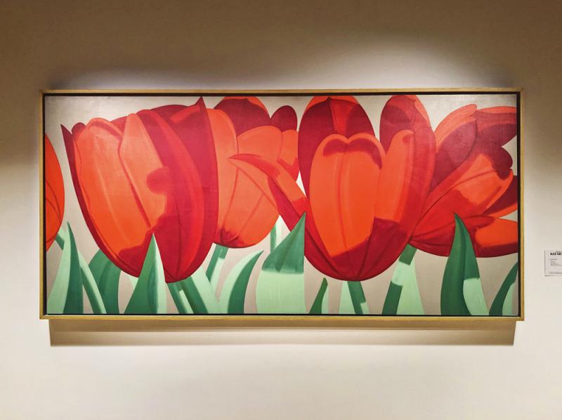 蘇富比舉辦﻿91歲畫家卡茨作品展