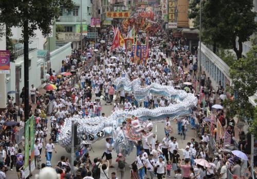 香港傳統節日天後誕巡遊舉行 規模盛大逾萬人同慶 