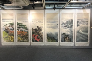 萬壽台作品展一覽朝鮮風貌