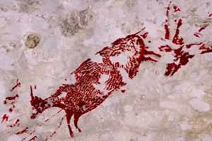 澳考古學家在印尼發現迄今最古老的人類岩畫