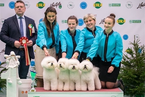 立陶宛首都維爾紐斯舉行國際狗展