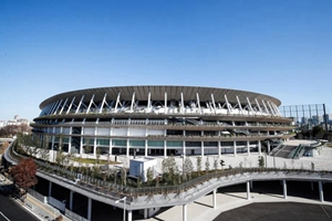 東京奧運會主場館竣工 成為遊客新打卡地