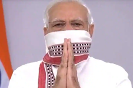 印度總理莫迪：口罩將成文明社會的象征