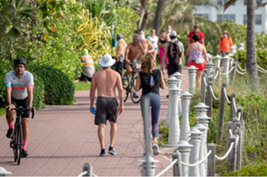 近9000名遊客不戴口罩 美國一海灘公園重開5天後關閉