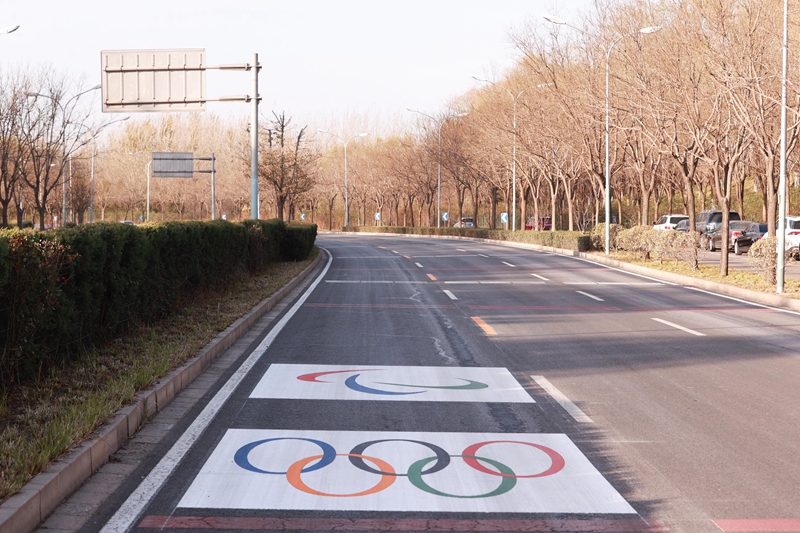 中國北京市奧林匹克專用車道21日啟用