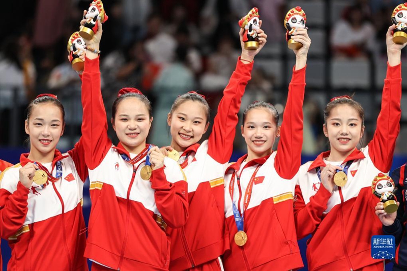 成都大運會｜體操——女子團體決賽：中國隊奪冠