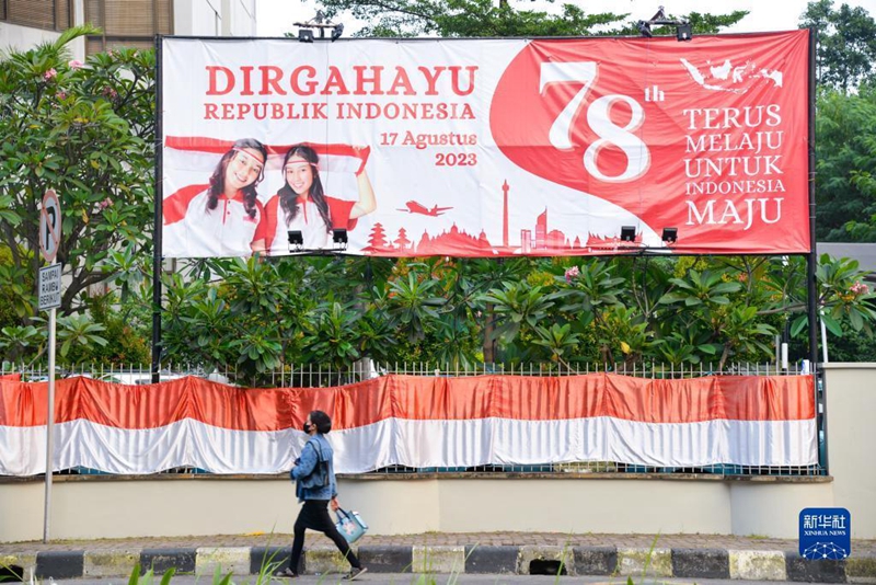 印尼歡慶獨立日　“雅萬高鐵”模型成民間“吉祥物”