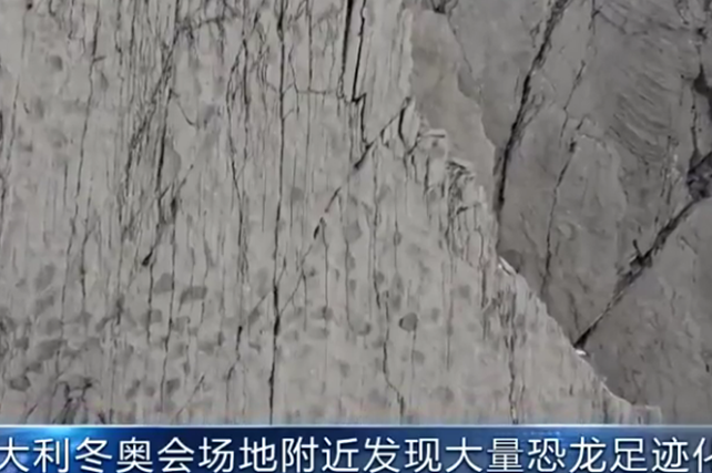 意大利冬奧會賽區附近發現大規模恐龍足跡