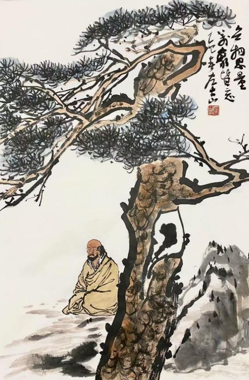 3古山松——無物思量45×70cm 2025 年.jpg