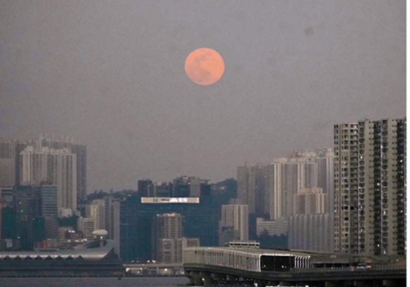 今年首個「超級月亮」照亮香港　年底會出現最大滿月