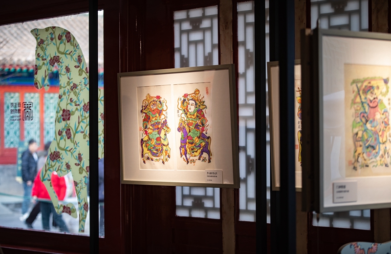 “恭王府博物館藏傳統木版年畫展”開幕 體驗「年畫過年」