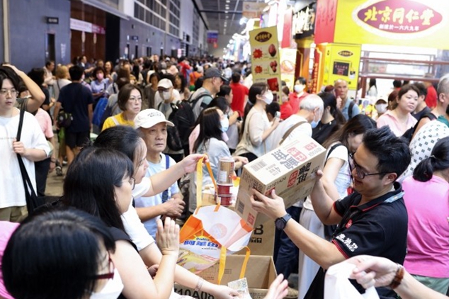 香港美食博覽“丁財兩旺”入場人次破紀錄